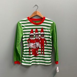 • ELF ON THE SHELF PAJAMA TOP •